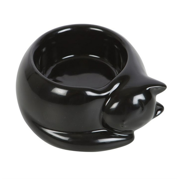 Black Cat Tea light Candle Holder - Picture 3 of 4